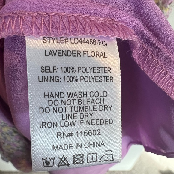 LUSH Floral-Print Smocked Mini Dress - Picture 7 of 7